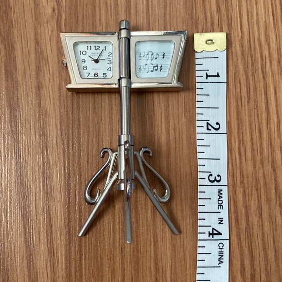 ❤️ Music Stand Clock New in Box - Picture 4 of 7